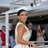 Kim Kardashian est à Cannes pour participer à la soirée du MailOnline à bord d'un yacht dans le cadre du "Cannes Lions 2014" à Cannes le 18 juin 2014.