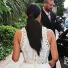 Kim Kardashian quitte l'hôtel Royal Riviera de Beaulieu-sur-Mer pour se rendre sur le festival "Cannes Lions" à Cannes le 18 juin 2014.