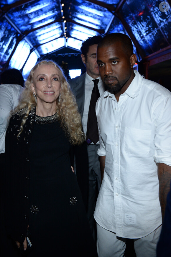 Franca Sozzan et Kanye West - Cocktail lors de la soirée "Ermanno Scervino" à Florence en Italie le 18 juin 2014.