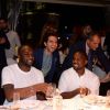 Imran Amed et Kanye West - Cocktail lors de la soirée "Ermanno Scervino" à Florence en Italie le 18 juin 2014.