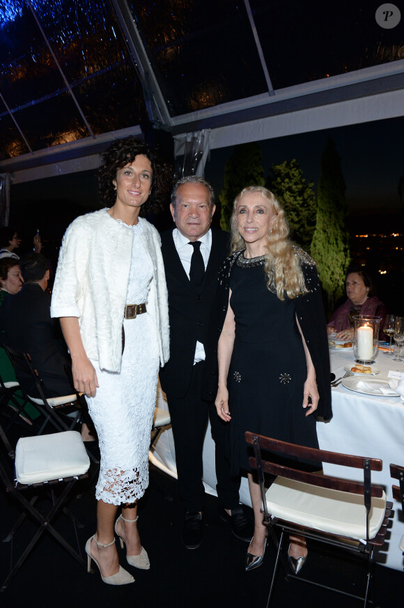 Agnese Renzi, Ermanno Scervino et Franca Sozzani - Cocktail lors de la soirée "Ermanno Scervino" à Florence en Italie le 18 juin 2014.