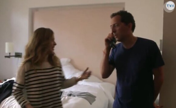Julie Snyder et Gad Elmaleh dans la bande-annonce de L'été indien.