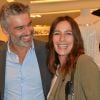 François Vincentelli, Zoé Felix - Inauguration de la nouvelle boutique Jean-Louis Scherrer au 111, rue du Faubourg-Saint-Honoré à Paris, le 19 juin 2014.