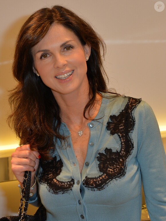 Caroline Barclay - Inauguration de la nouvelle boutique Jean-Louis Scherrer au 111, rue du Faubourg-Saint-Honoré à Paris, le 19 juin 2014.