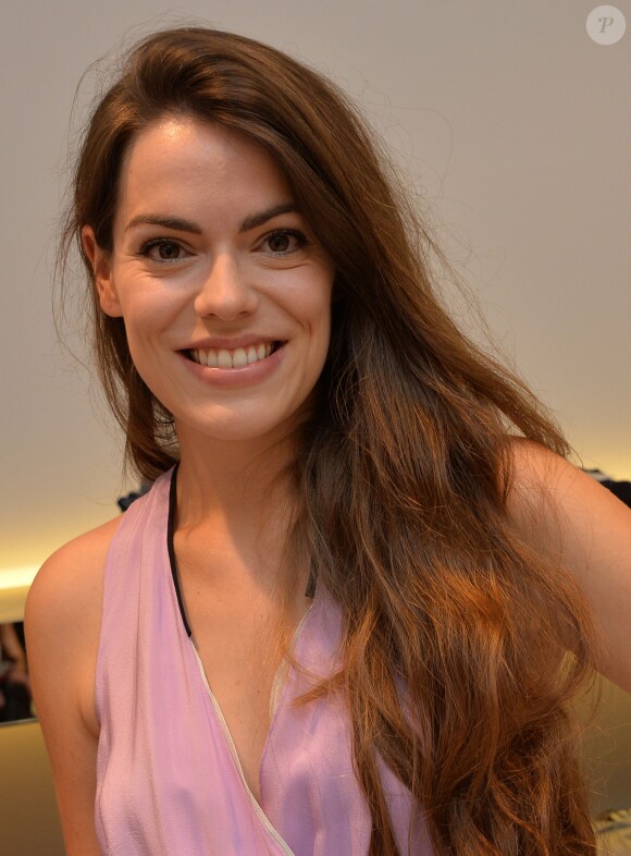 Chloé Dumas - Inauguration de la nouvelle boutique Jean-Louis Scherrer au 111, rue du Faubourg-Saint-Honoré à Paris, le 19 juin 2014.