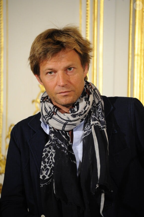 Laurent Delahousse à Paris le 16 mai 2013.