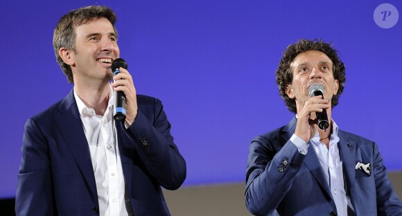 Salvo Ficarra et Valentino Picone lors du Taormina Film Festival en Italie le 20 juin 2014