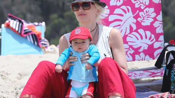 Gwen Stefani : Maman radieuse à la plage, inséparable de son fils Apollo