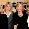 Joan Lunden, Paula Zahn, Diane Sawyer et Barbara Walters lors de l'anniversaire des 30 ans de la chaîne "Good Morning America" à New York, le 25 octobre 2005.