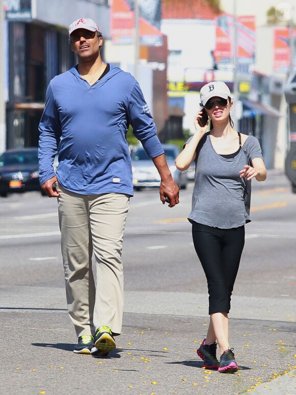 Eliza Dushku et Rick Fox à Los Angeles, le 17 mai 2012.