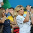  Camille Tytgat, la compagne de Rapha&euml;l Varanne lors du match de l'&eacute;quipe de France face &agrave; l'Equateur, le 25 juin 2014 au stade Maracan&atilde; de Rio 