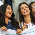  Ludivine Sagna et Mazda Sakho lors du match de l'&eacute;quipe de France face &agrave; l'Equateur, le 25 juin 2014 au stade Maracan&atilde; de Rio 