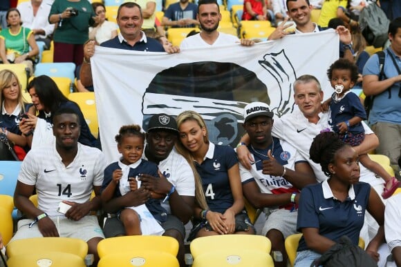 La famille de Blaise Matuidi lors du match de l'équipe de France face à l'Equateur, le 25 juin 2014 au stade Maracanã de Rio