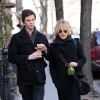 Meg Ryan et son fils Jack Quaid (né de son union passée avec Dennis Quaid) à New York le 18 mars 2011