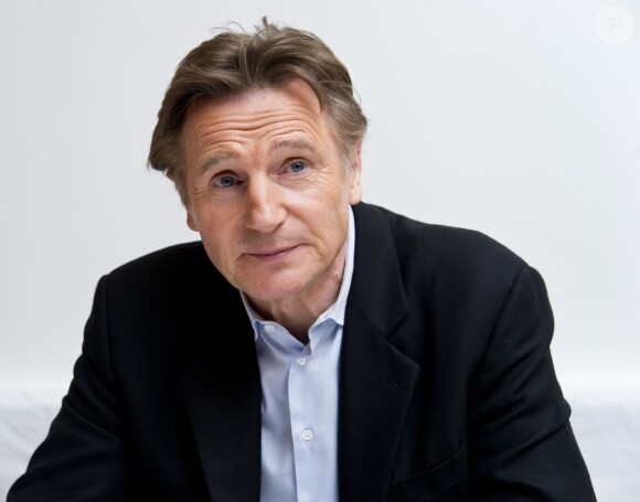 Liam Neeson - Conférence de presse du film "Non-stop" à New York le 8 février 2014.