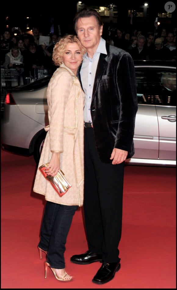Natasha Richardson et Liam Neeson lors du BFI London le 17 octobre 2008