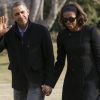 Barack Obama et Michelle Obama à la Maison Blanche le 9 mars 2014 à Washington