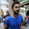Shia LaBeouf au lendemain de sa journée cauchemardesque qu'il a terminé ivre et menotté, à New York le 27 juin 2014.