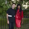 Riccardo Tisci et Naomi Campbell assistent à la Summer Party annuelle de la Serpentine Gallery. Londres, le 1er juillet 2014.