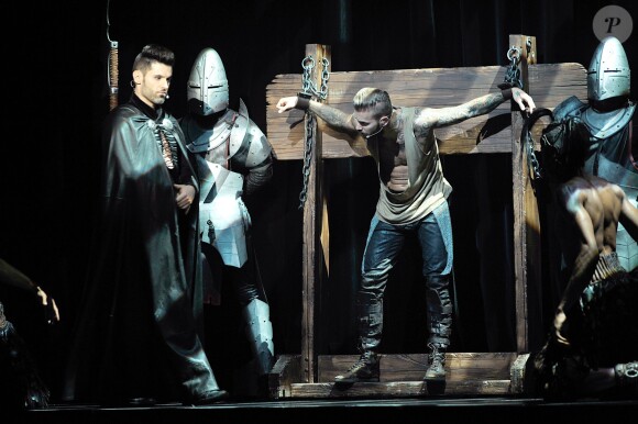 M. Pokora et la troupe de la comédie musciale Robin des bois, Ne renoncez jamais, donnaient leur dernière représentation au Zénith d'Orléans le 29 juin 2014