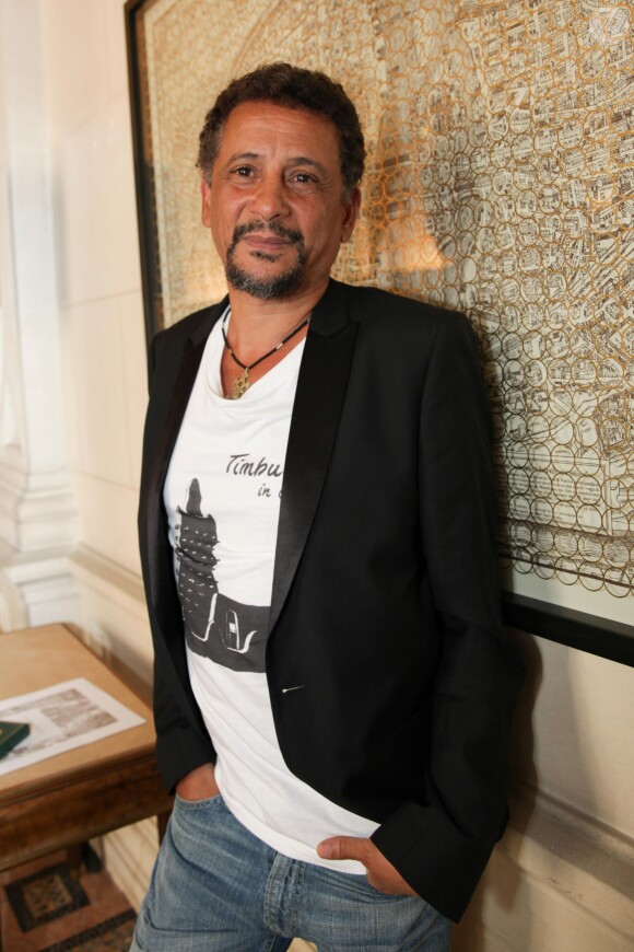 Abel Jafri - Cérémonie au cours de laquelle le réalisateur mauritanien Abderrahmane Sissako reçoit la médaille Grand Vermeil de la Ville de Paris à l'hôtel de ville, le 3 juillet 2014.