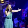 Natasha St-Pier - Concert exceptionnel de Tony Carreira au Palais des Sports à Paris, le 12 avril 2014.