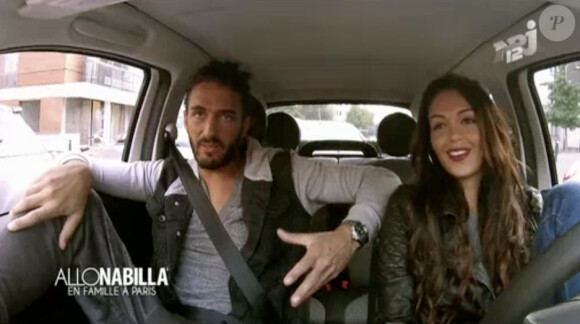 Tensions entre Nabilla et Thomas dans le premier épisode de "Allô Nabilla en famille à Paris" sur NRJ12. Le 6 juillet 2014.