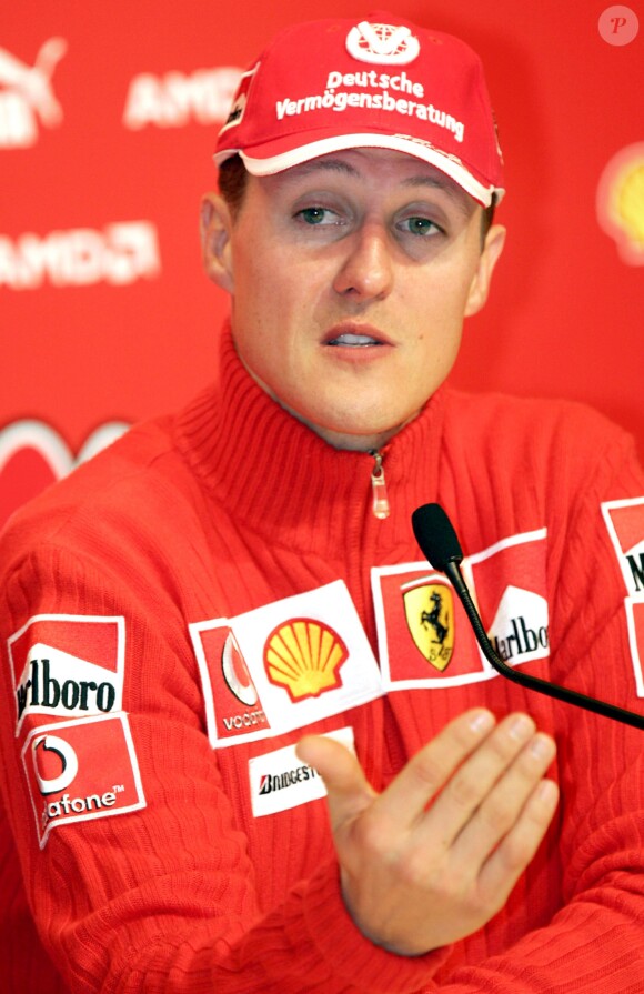 Michael Schumacher à Madonna di Campiglion, Italie, Janvier 2006.