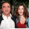 Richard Bohringer et sa fille Romane à Paris le 10 mai 1999.