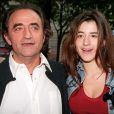 Richard Bohringer et sa fille Romane &agrave; Paris le 10 mai 1999. 
