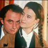Richard Bohringer et sa fille Romane à Paris le 25 novembre 1992. 
