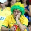Un supporter du Brésil déçu à Belo Horizonte le 8 juillet lors de la défaite de la Seleçao 7-1 contre l'Allemagne. 