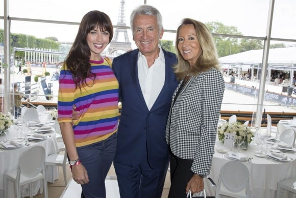 Exclusif - Nolwenn Leroy, Gilbert et Nicole Coullier - Deuxième jour du Paris Eiffel Jumping présenté par Gucci, septième étape du Longines Global Champions Tour, à Paris le 5 juillet 2014.