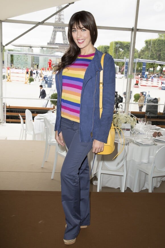 Exclusif - Nolwenn Leroy - Deuxième jour du Paris Eiffel Jumping présenté par Gucci, septième étape du Longines Global Champions Tour, à Paris le 5 juillet 2014.