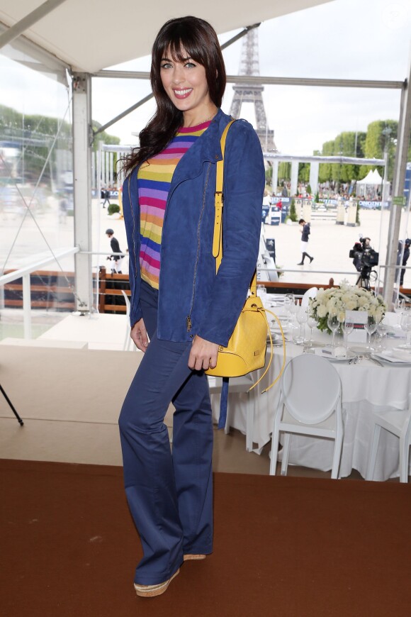 Exclusif - Nolwenn Leroy - Deuxième jour du Paris Eiffel Jumping présenté par Gucci, septième étape du Longines Global Champions Tour, à Paris le 5 juillet 2014.