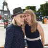 Exclusif - Elliott Murphy et sa femme Suzy - Deuxième jour du Paris Eiffel Jumping présenté par Gucci, septième étape du Longines Global Champions Tour, à Paris le 5 juillet 2014.