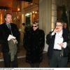 Yann Andréa, Jeanne Moreau, et Josée Dayan à Paris, le 8 novembre 1999.