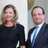 François Hollande et Valérie Trierweiler lors d'un dîner officiel à l'Elysée à Paris le 3 septembre 2013