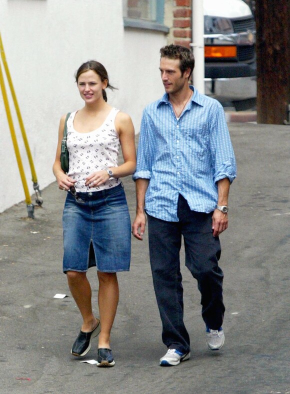 Michael Vartan et Jennifer Garner à Los Angeles, le 1er septembre 2003.