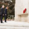 Moment de recueillement... Le prince William, duc de Cambridge, s'est rendu le 16 juillet 2014 au parc mémorial de la Première Guerre mondiale à Coventry en tant que président de Fields in Trust pour le lancement du programme Centenary Fields.