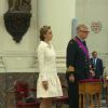 Le prince Laurent de Belgique et la princesse Claire étaient à Namur pour le Te Deum de la fête nationale, le 21 juillet 2014