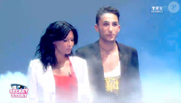 Nathalie et Vivian, candidats de Secret Story 8, intègrent la Maison des Secrets (Secret Story 8, le vendredi 18 juillet 2014.)