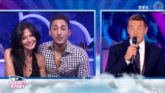 Nathalie et Vivian dans l'hebdo de Secret Story 8, sur TF1, le vendredi 25 juillet 2014