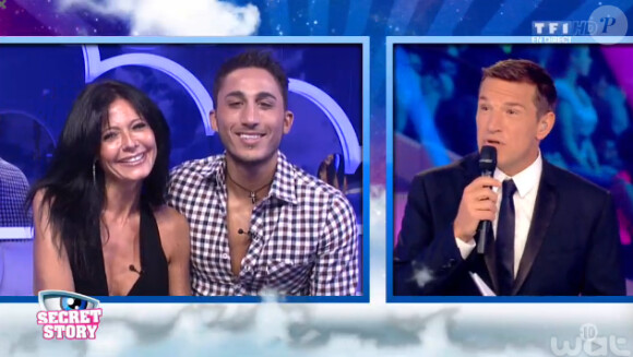 Nathalie et Vivian dans l'hebdo de Secret Story 8, sur TF1, le vendredi 25 juillet 2014