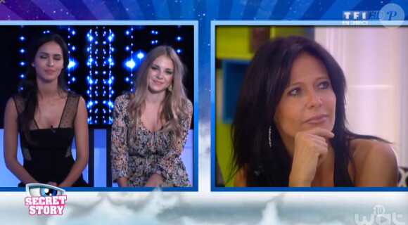 Sara dans l'hebdo de Secret Story 8, sur TF1, le vendredi 25 juillet 2014