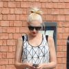 Gwen Stefani, son mari Gavin Rossdale et leurs fils Kingston, Zuma et Apollo Rossdale font du shopping et vont ensuite déjeuner au restaurant The Engineer à Primrose Hill à Londres, le 23 juillet 2014.