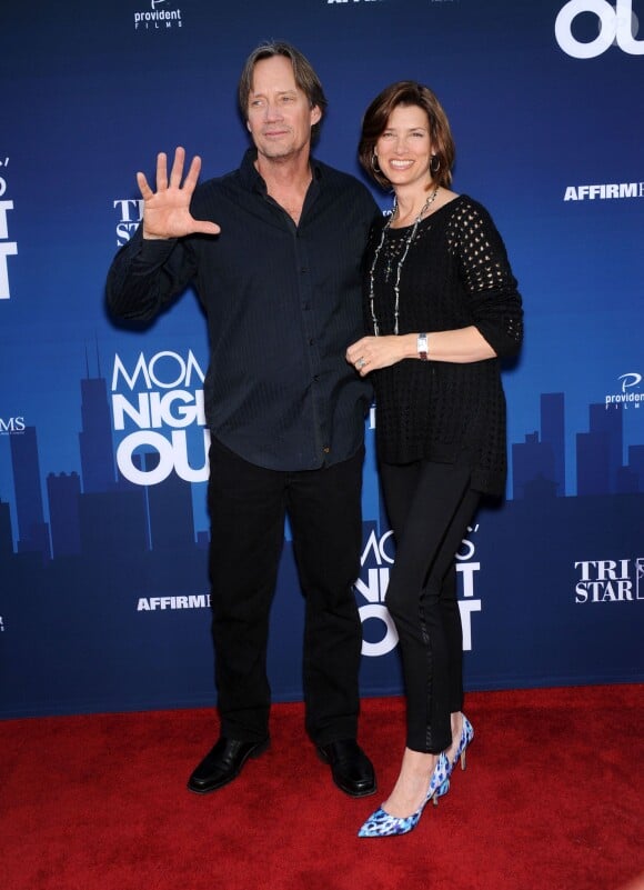 Kevin Sorbo et Sam Jenkins lors de la première de 'Moms' Night Out', au TCL Chinese Theatre de Hollywood, le 29 avril 2014