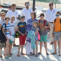 Famille royale d'Espagne : Les enfants en vacances à Palma, tous à bord !