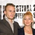  Heath Ledger, Kate Hudson et Djimon Hounsou au Festival de Toronto pour pr&eacute;senter Fr&egrave;res du d&eacute;sert en 2002 
