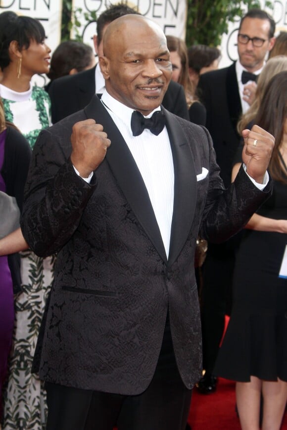 Mike Tyson - 71e cérémonie des Golden Globe Awards à Beverly Hills, le 12 janvier 2014